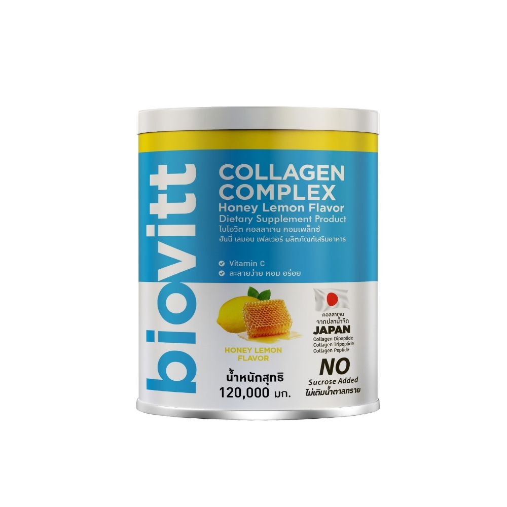 Biovitt Collagen Complex Honey Lemon Flavor Dietary Supplement Product