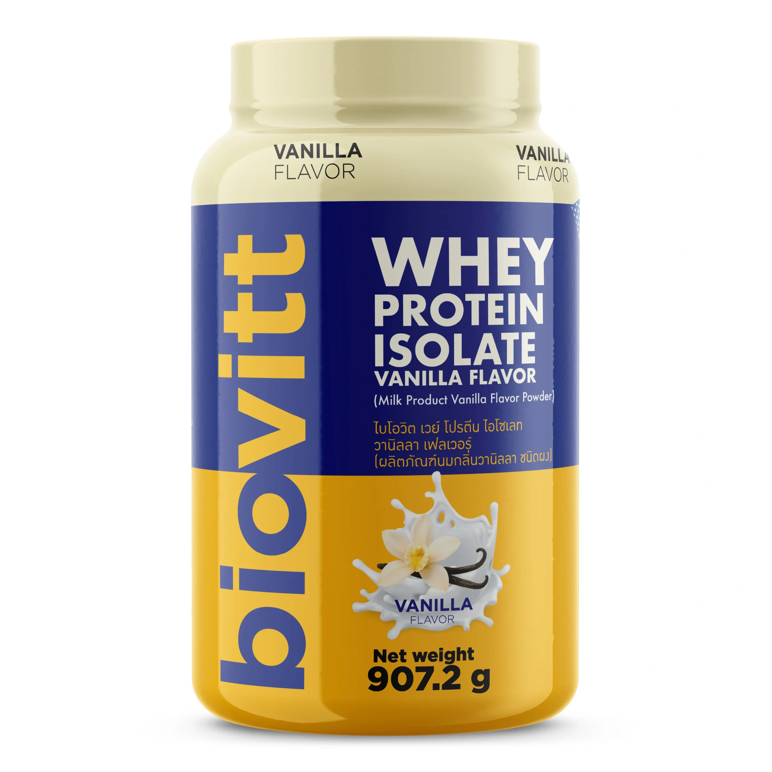 Biovitt Whey Protein Isolate Vanilla Flavor (Milk Product Vanilla Flavor Powder)