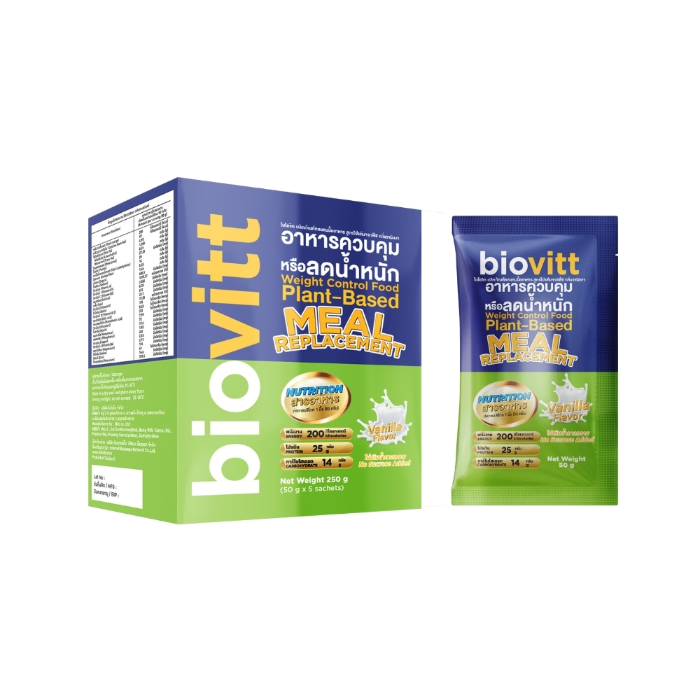 Biovitt Meal Replacement Plant-Based Protein Formula Vanilla Flavor (Weight Control Food)